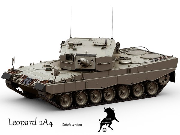 豹2主战坦克模型 Leopard 2A4