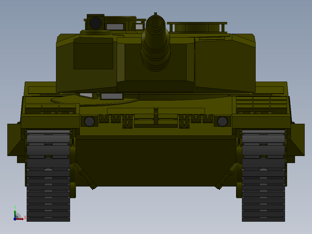 豹2主战坦克模型 Leopard 2A4