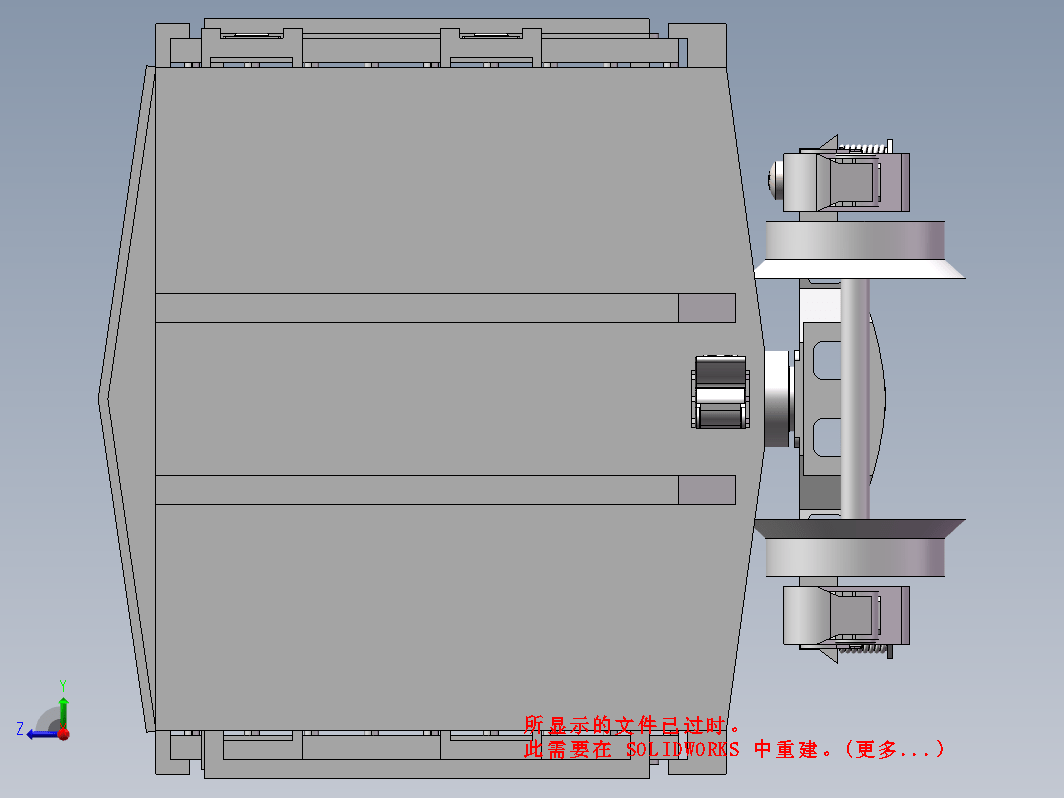 N17平车模型三维SW2019带参