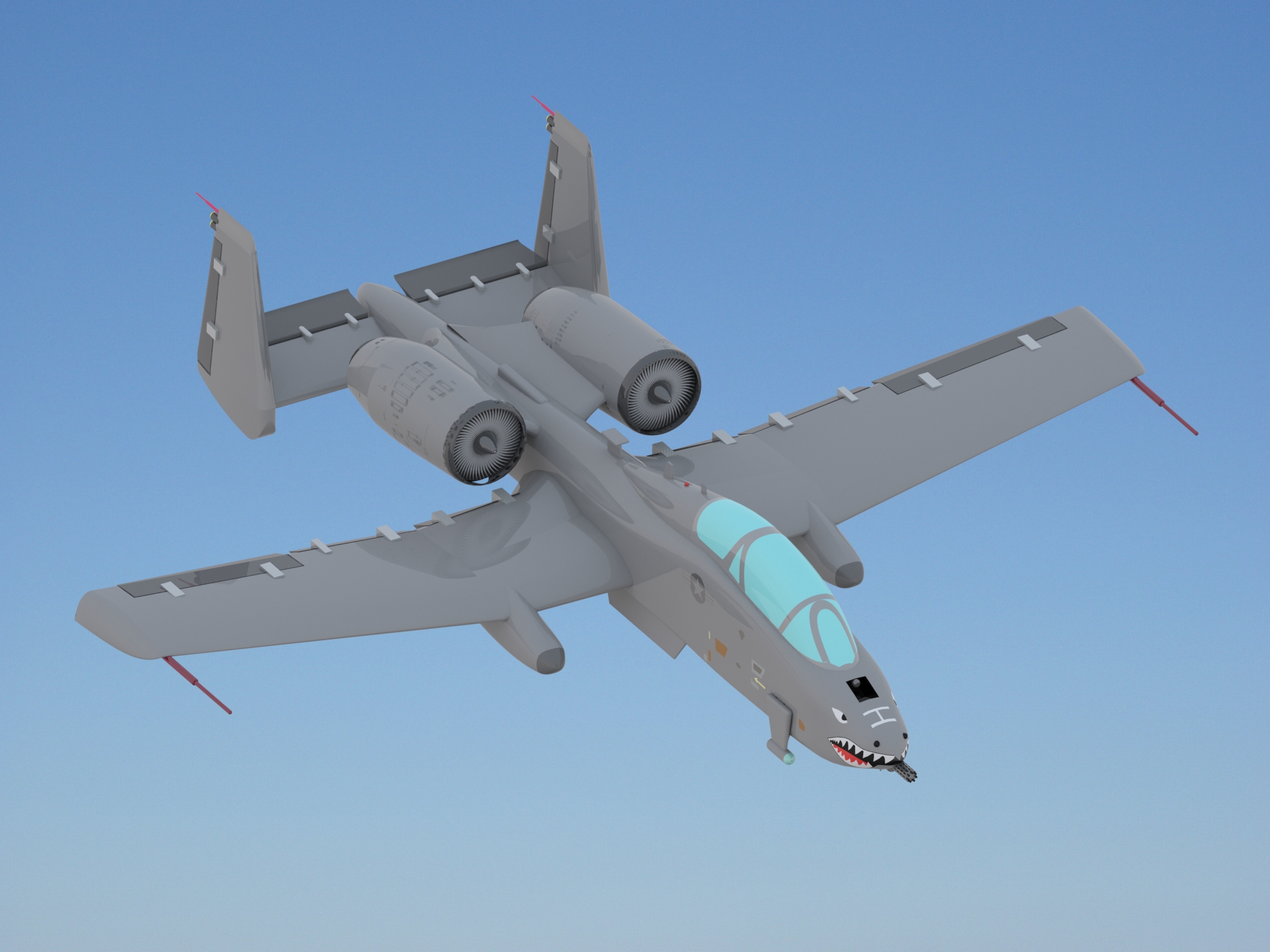 攻击机 A-10 warthog