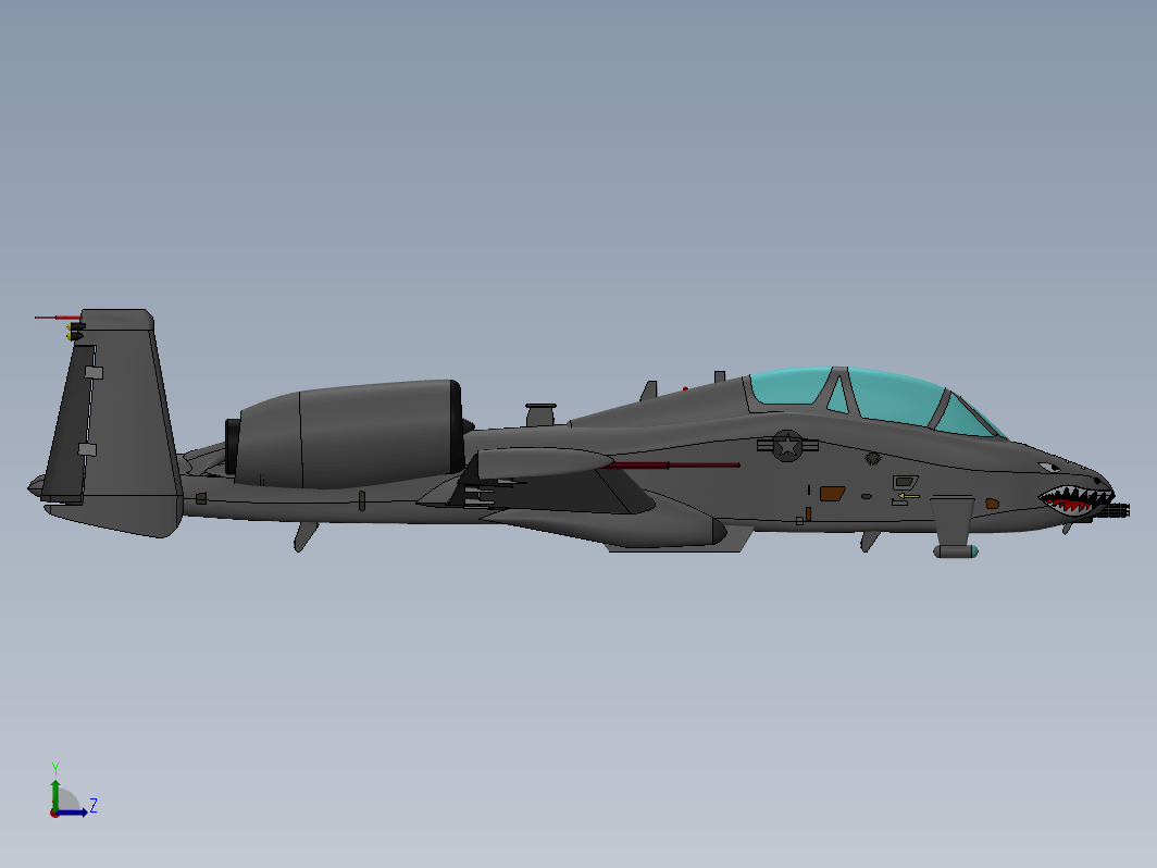 攻击机 A-10 warthog