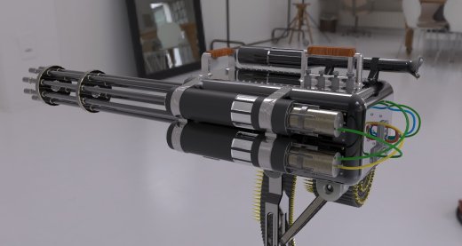 加特林造型建模缩略图