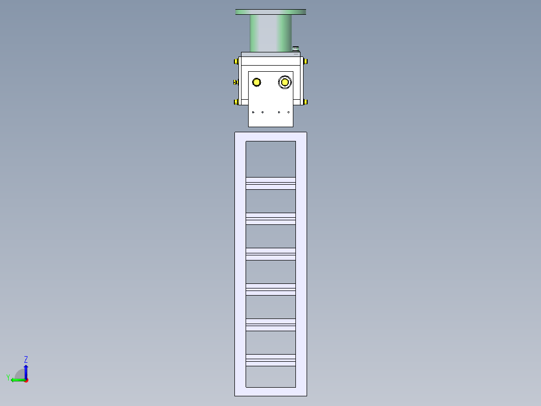 重型工件的夹紧机构