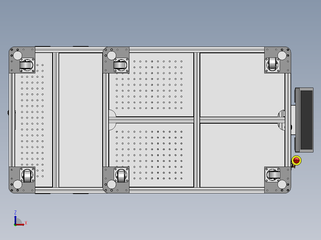 铝型材机架钣金造型-19