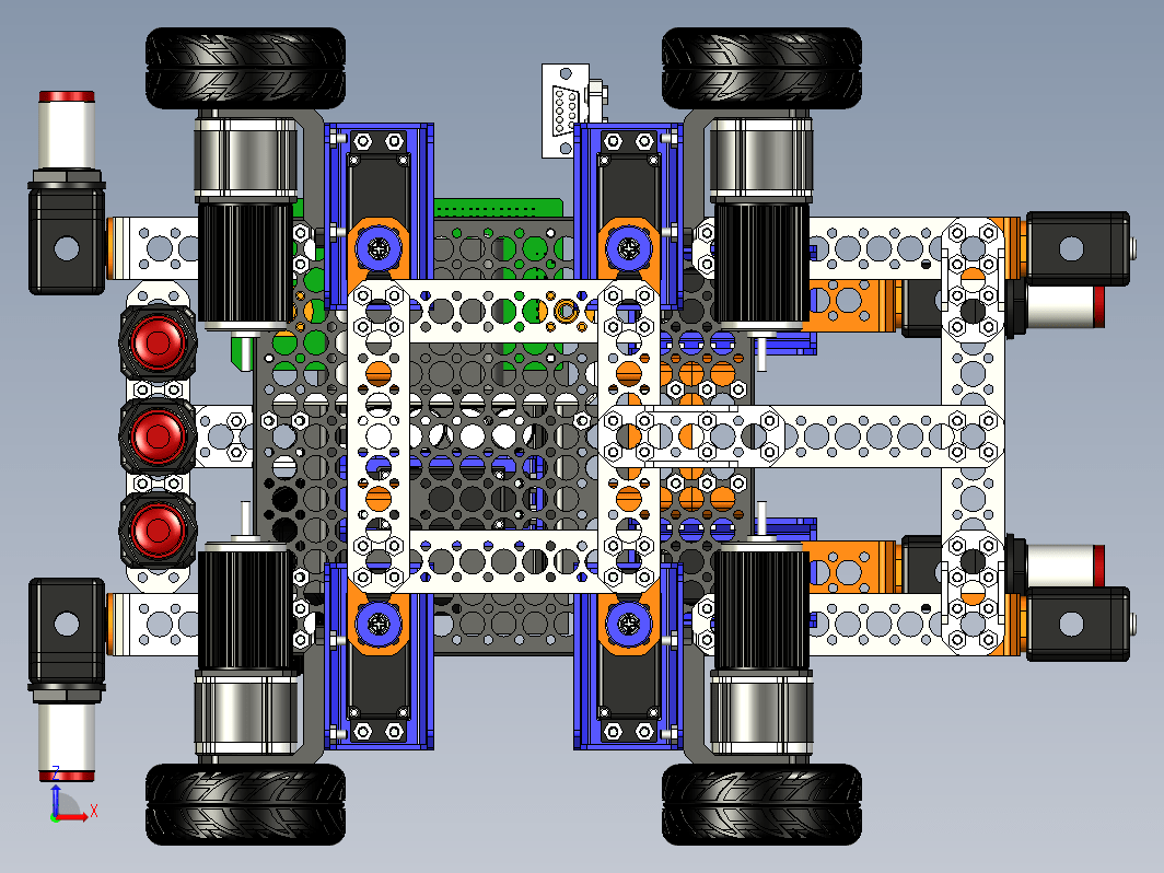 ZY21467 Arduino麦克纳姆轮（全向轮）四驱agv小车