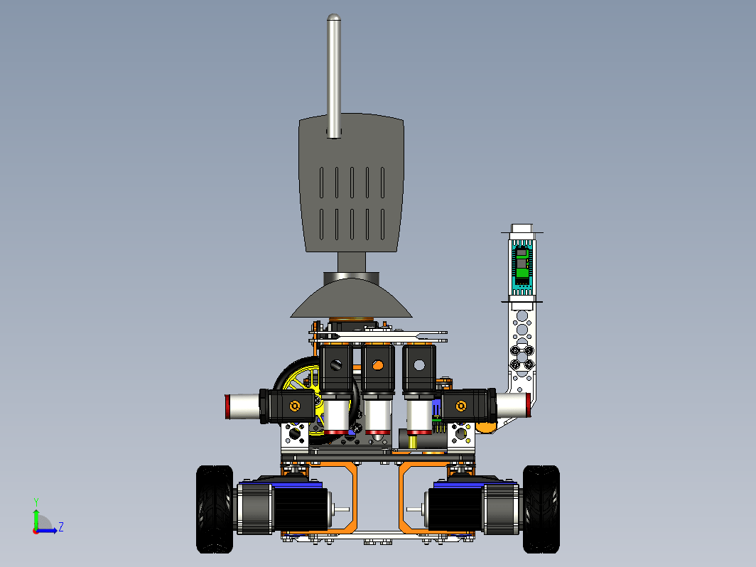 ZY21467 Arduino麦克纳姆轮（全向轮）四驱agv小车