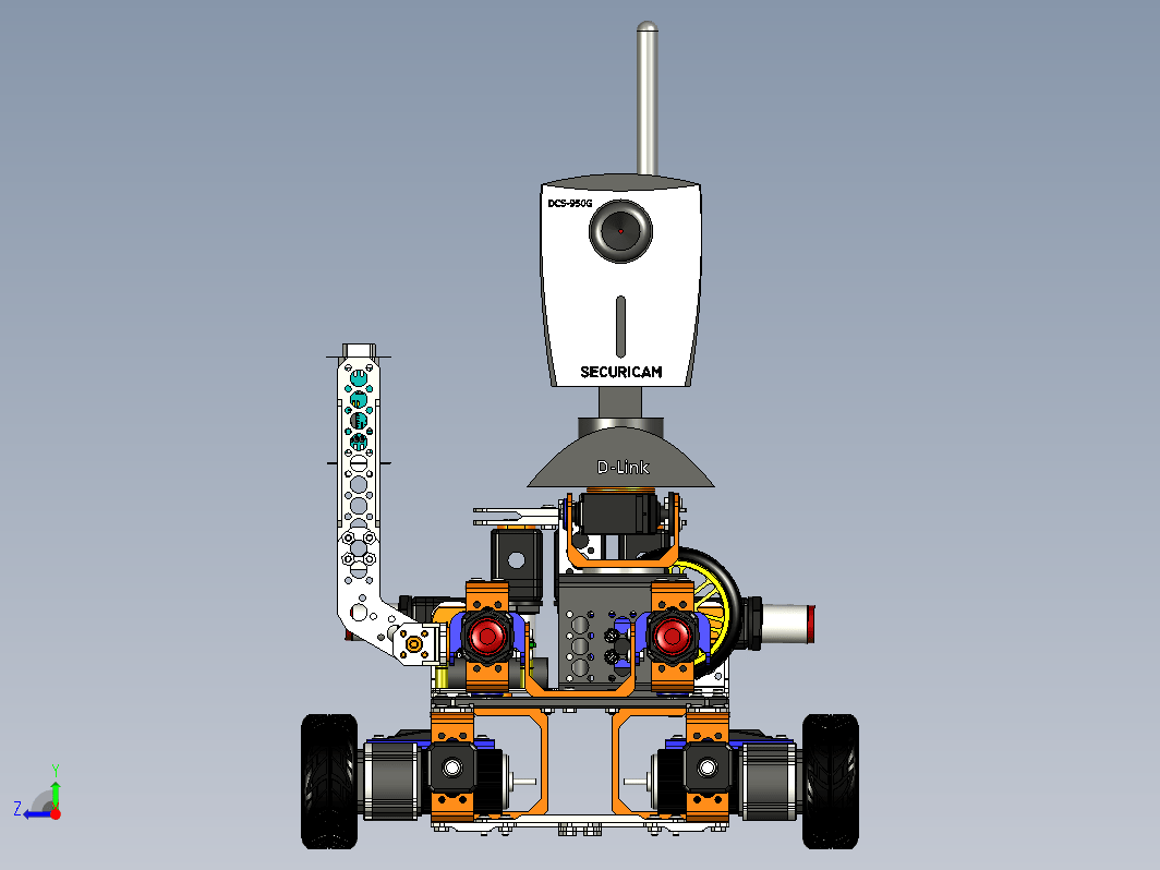 ZY21467 Arduino麦克纳姆轮（全向轮）四驱agv小车