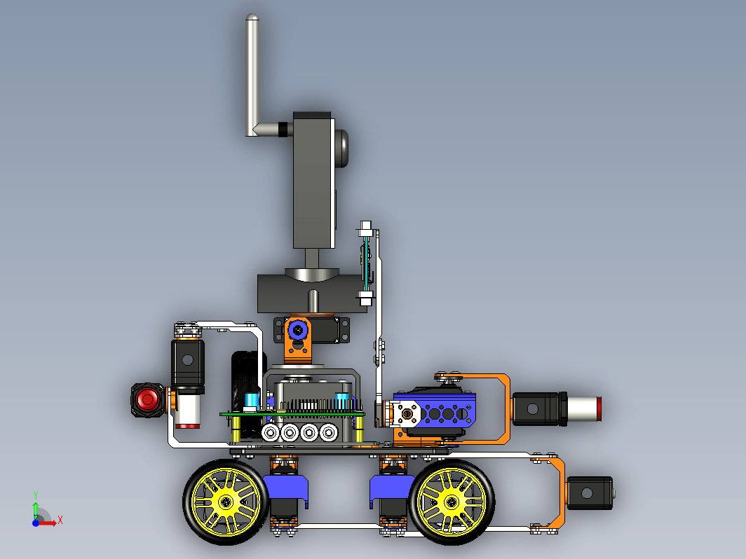 ZY21467 Arduino麦克纳姆轮（全向轮）四驱agv小车