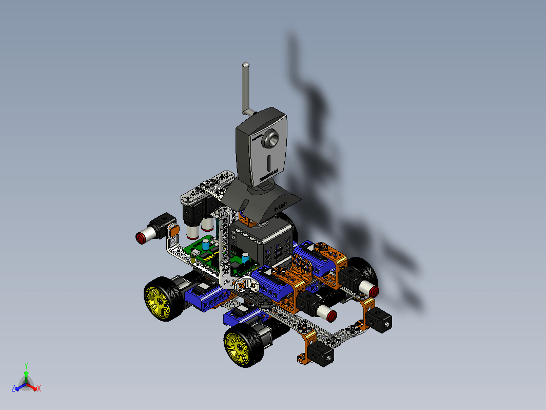 ZY21467 Arduino麦克纳姆轮（全向轮）四驱agv小车