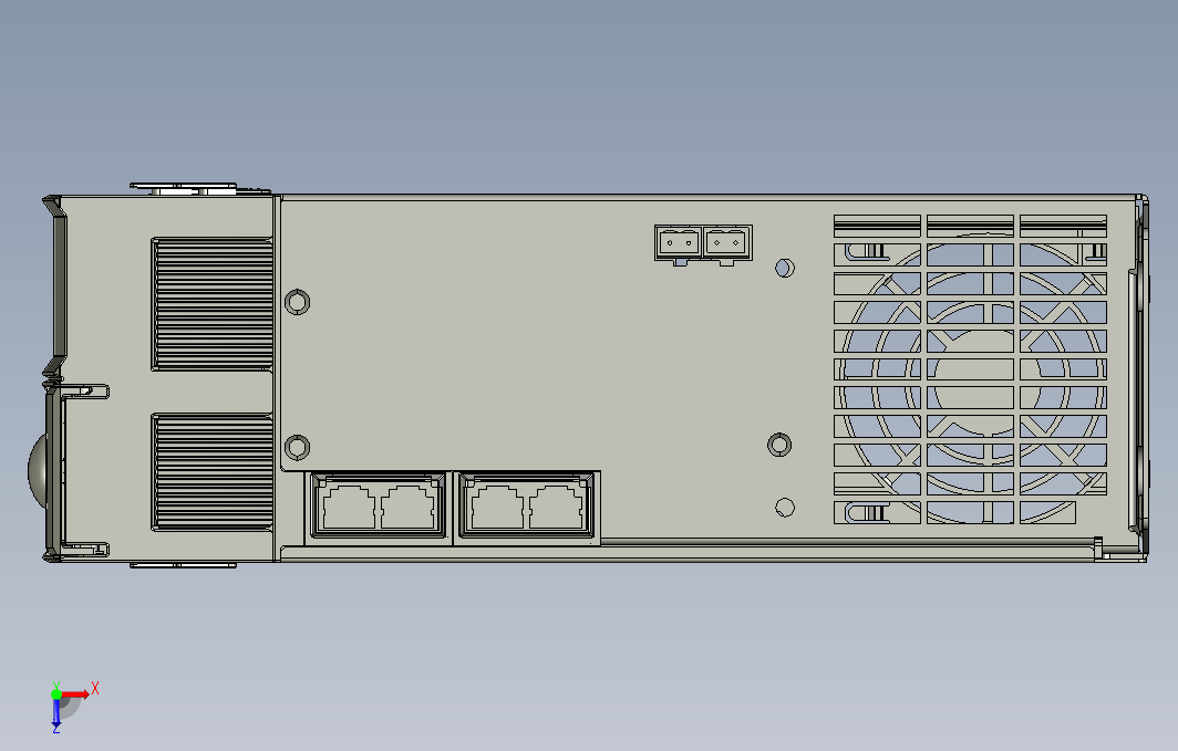 高性能多机传动驱动器STEP_B00(MD810-20M4T45G120+整机外形图)