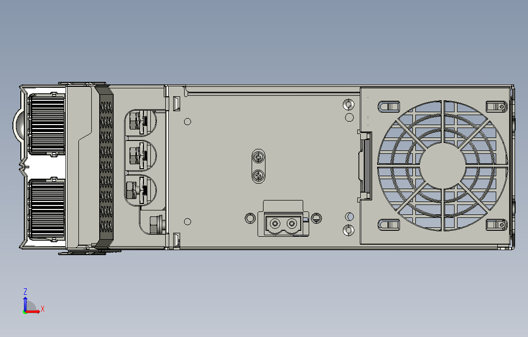 高性能多机传动驱动器STEP_B00(MD810-20M4T45G120+整机外形图)