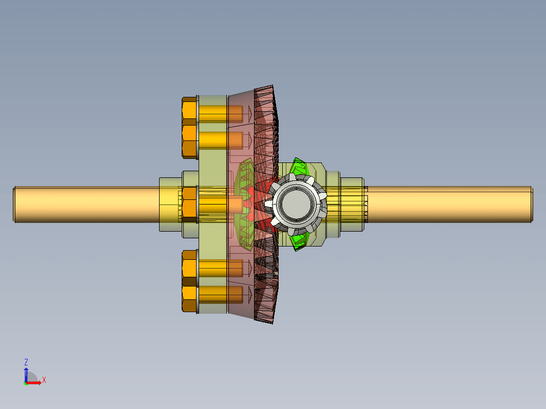 汽车主减速器及差速器的结构三维建模