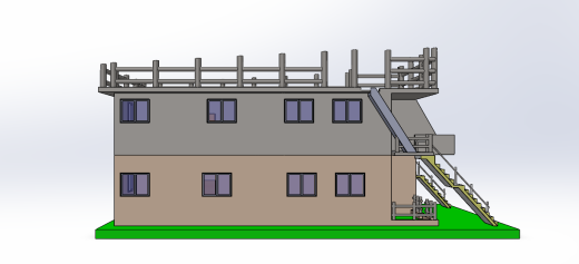 3d House plan二层别墅缩略图
