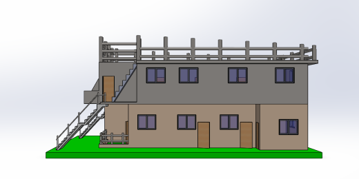 3d House plan二层别墅缩略图