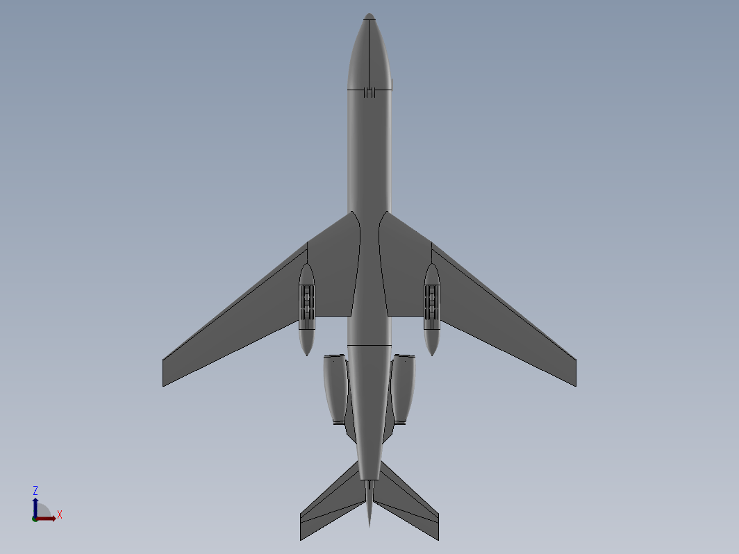 TU 154 图-154客机造型