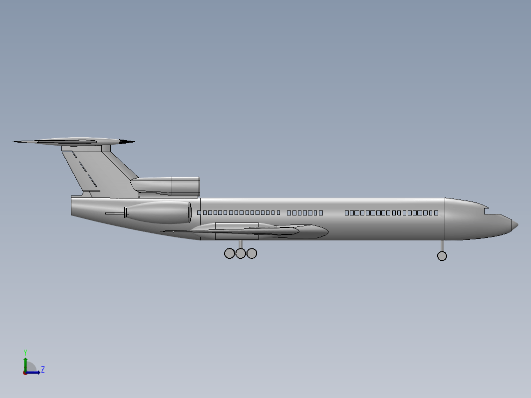 TU 154 图-154客机造型