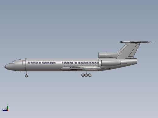 TU 154 图-154客机造型缩略图