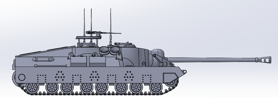 T95 坦克模型