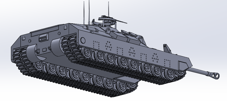 T95 坦克模型