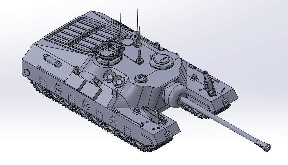 T95 坦克模型