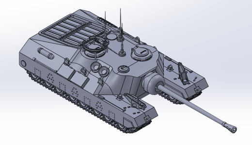 T95 坦克模型
