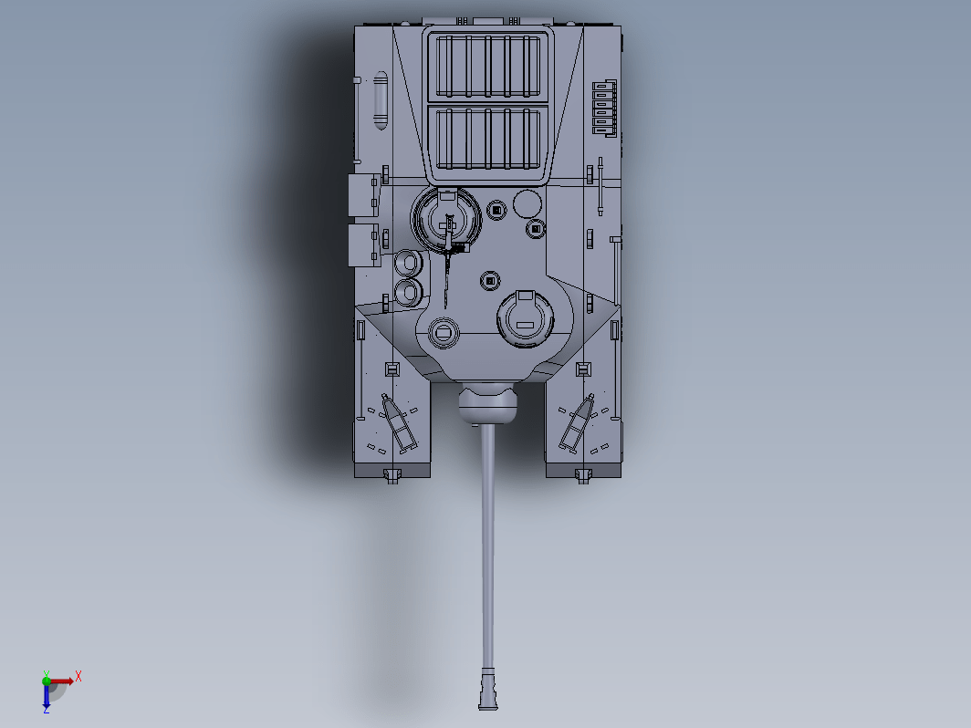 T95 坦克模型