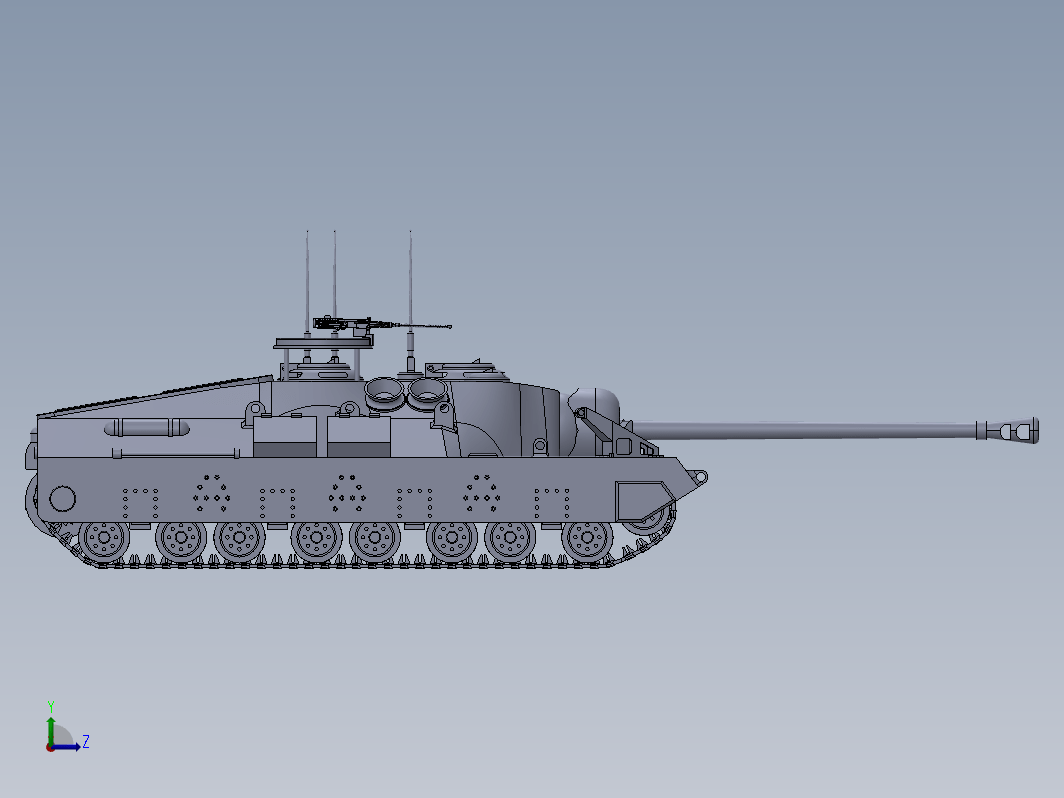 T95 坦克模型