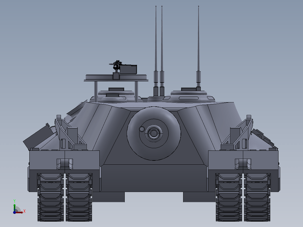 T95 坦克模型