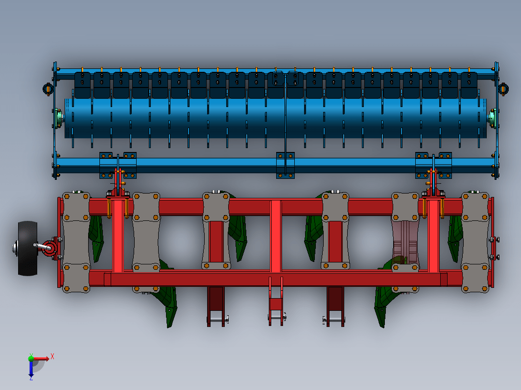 1S-270深松联合整地机三维SW2014带参