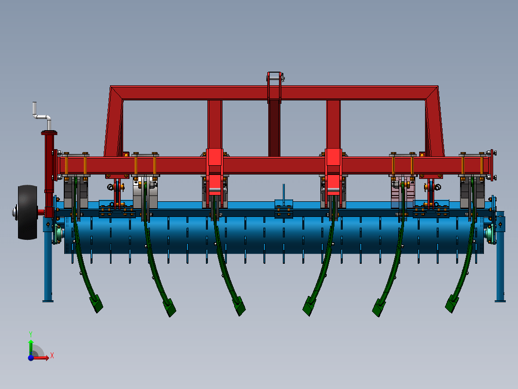 1S-270深松联合整地机三维SW2014带参