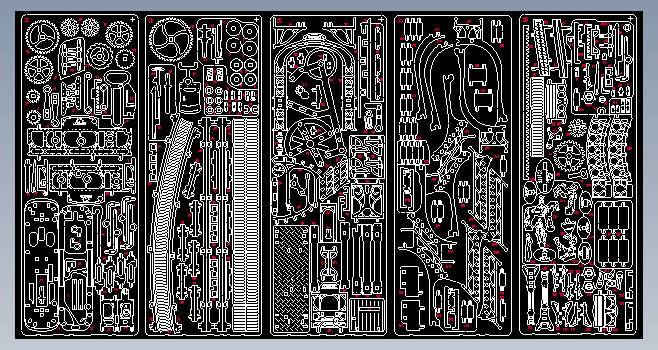 M5749-电车风景线精修cdr_cad激光切割图