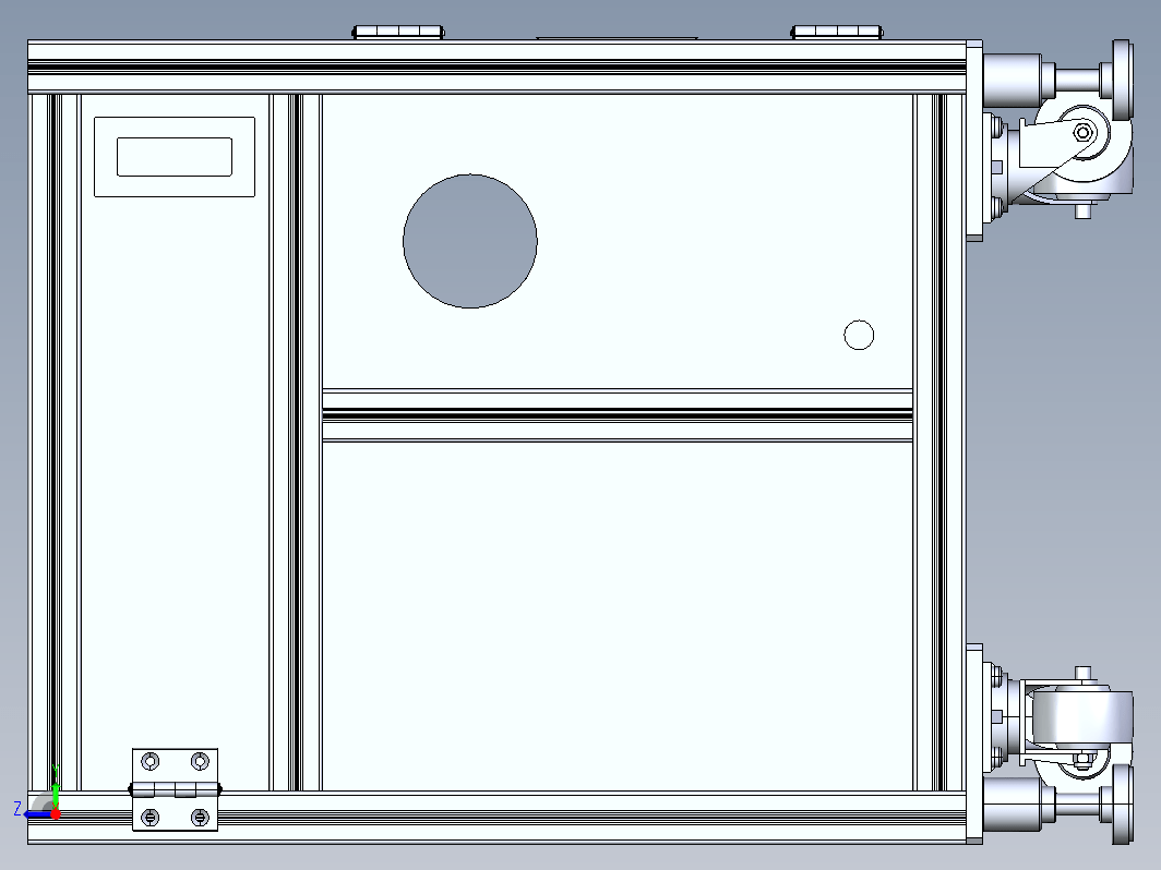 1901非标自动化耐压测试机（电测机）PROE设计