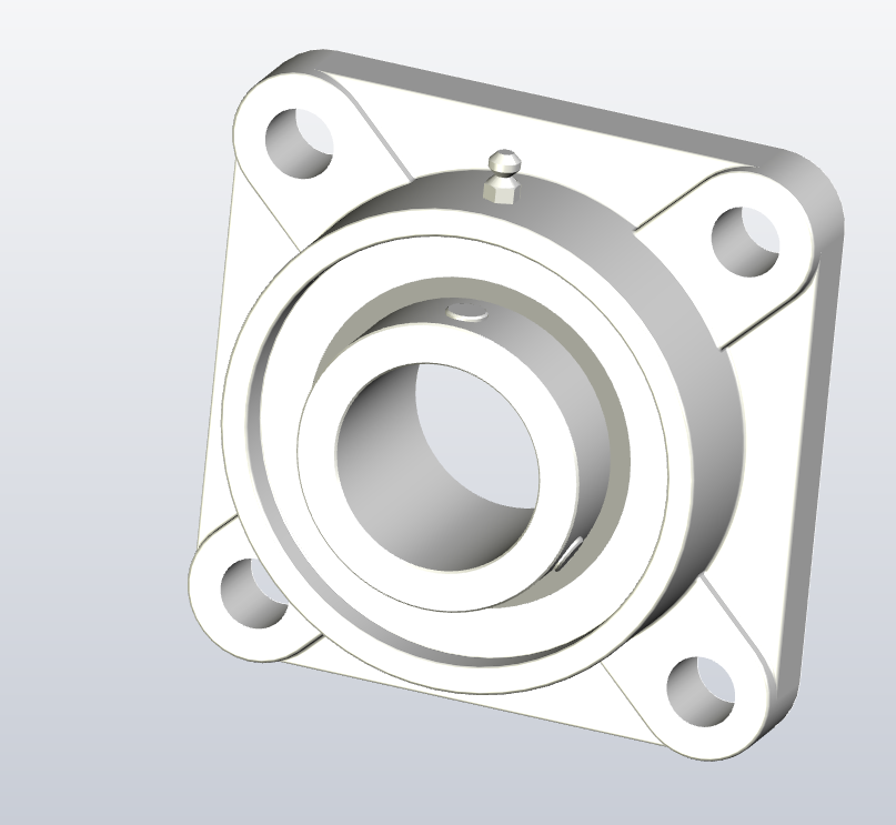 UCFU201-UCFU220轴承座3D，19个STEP通用格式模型