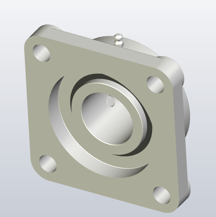 UCFU201-UCFU220轴承座3D，19个STEP通用格式模型