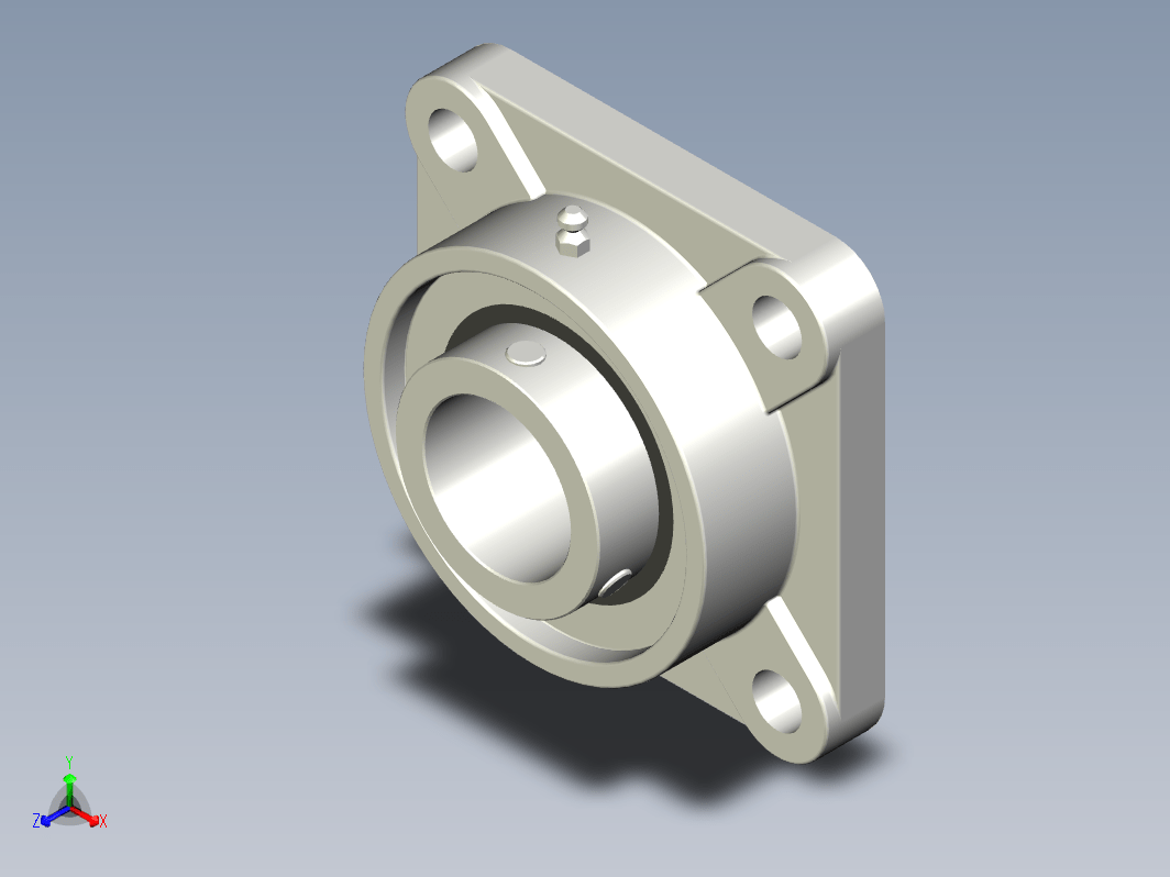 UCFU201-UCFU220轴承座3D，19个STEP通用格式模型