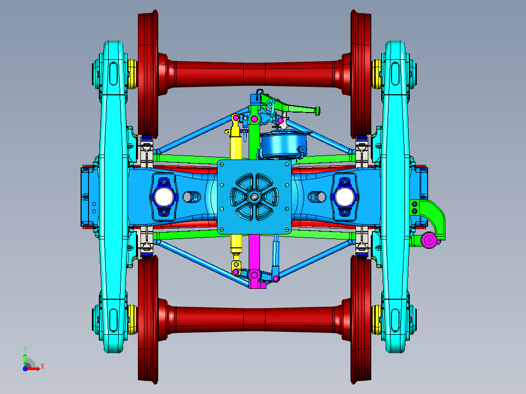 TURCK ASSY摆动式转向架