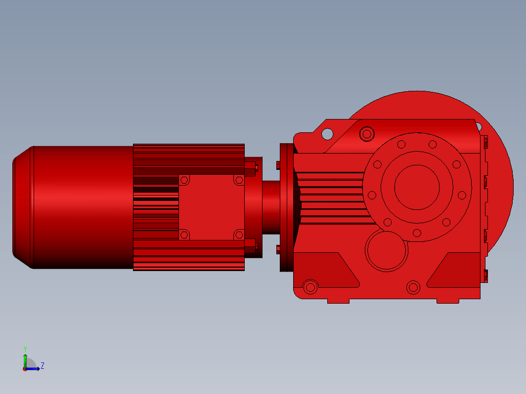 KF77减速机模型