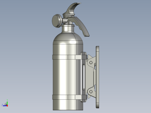 简易消防灭火器模型缩略图