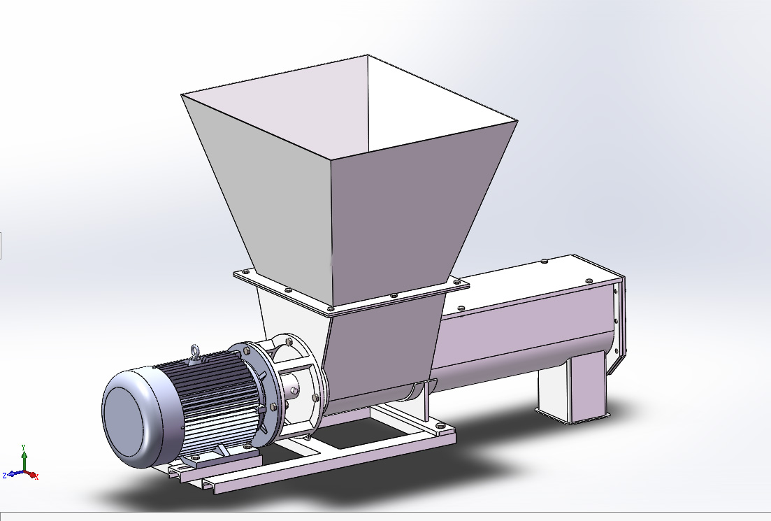 小型单螺旋给料机是用于微小批量粉状物料的均匀连续供料、卸料