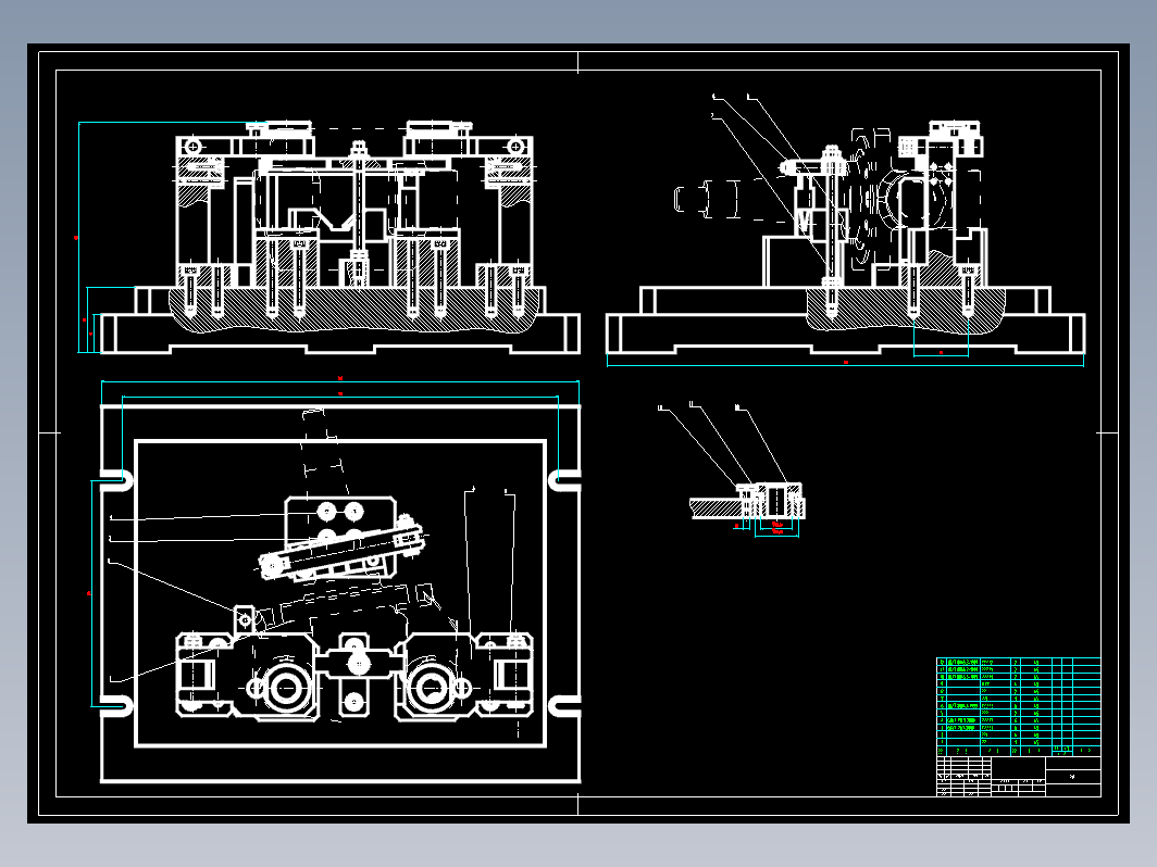 转向节钻夹具图+CAD+说明书