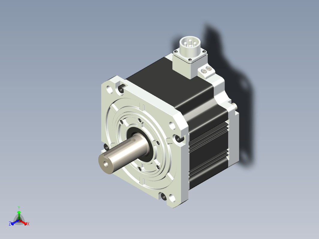 电机装配图-SV-X3MM400A-N2LA-4KW