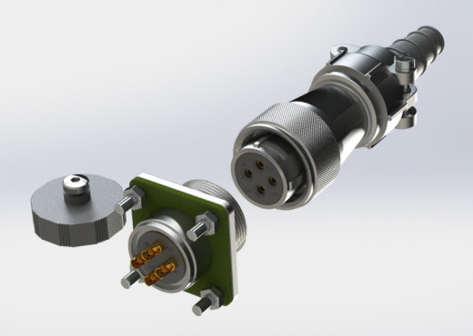 用于主轴的防风雨 IP65 连接器缩略图