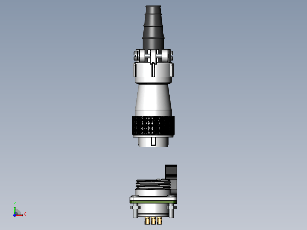 用于主轴的防风雨 IP65 连接器