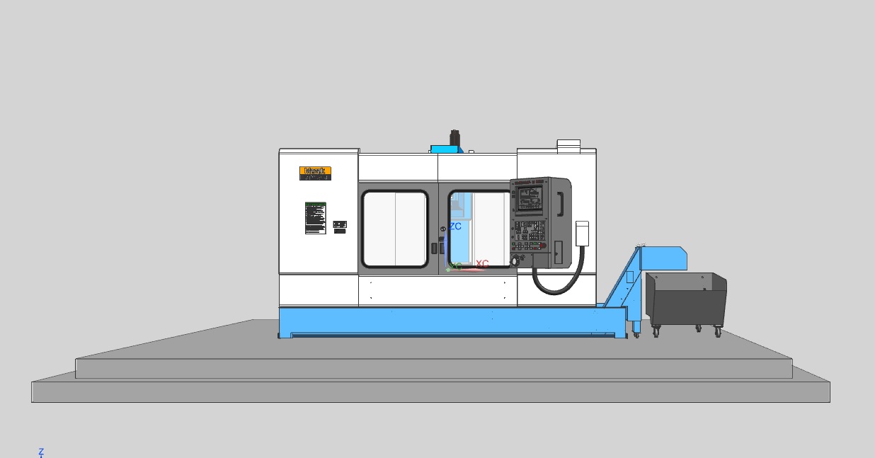 CNC加工中心模型 mazak vtc 20b