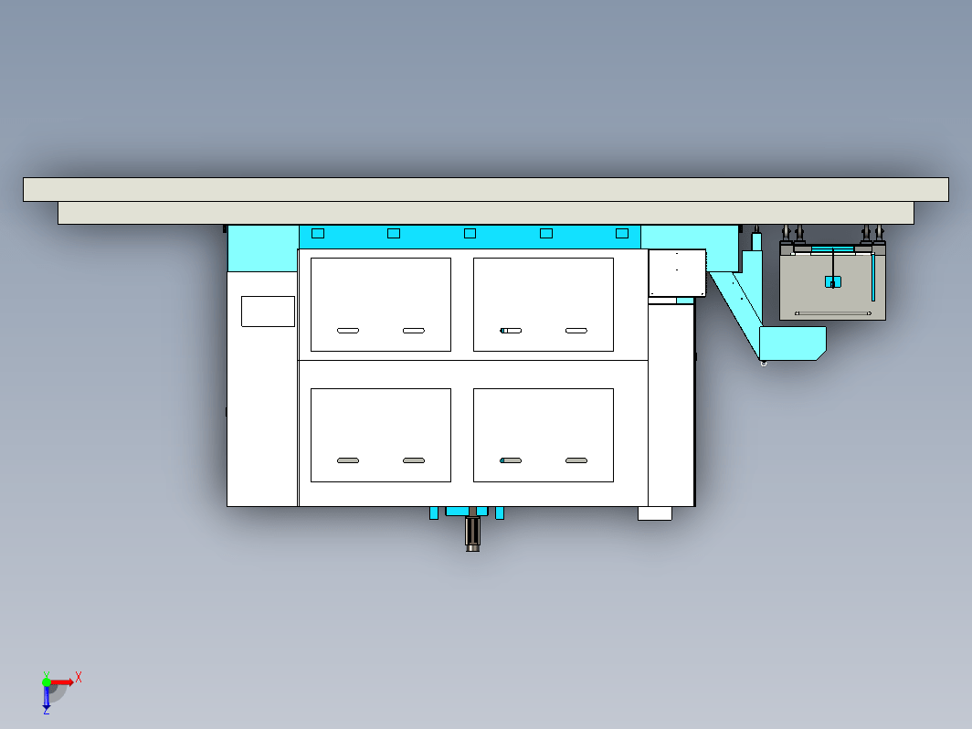 CNC加工中心模型 mazak vtc 20b