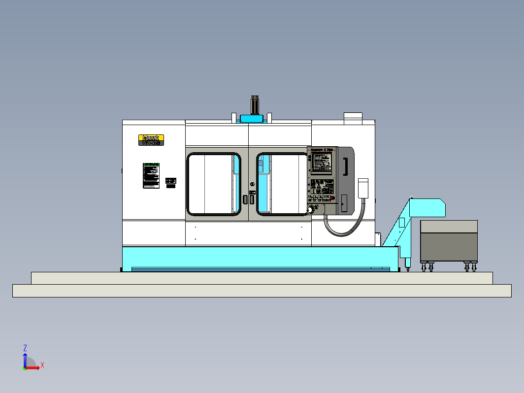 CNC加工中心模型 mazak vtc 20b