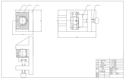 轴承座机械加工工艺规程及铣底面夹具设计CAD+说明缩略图