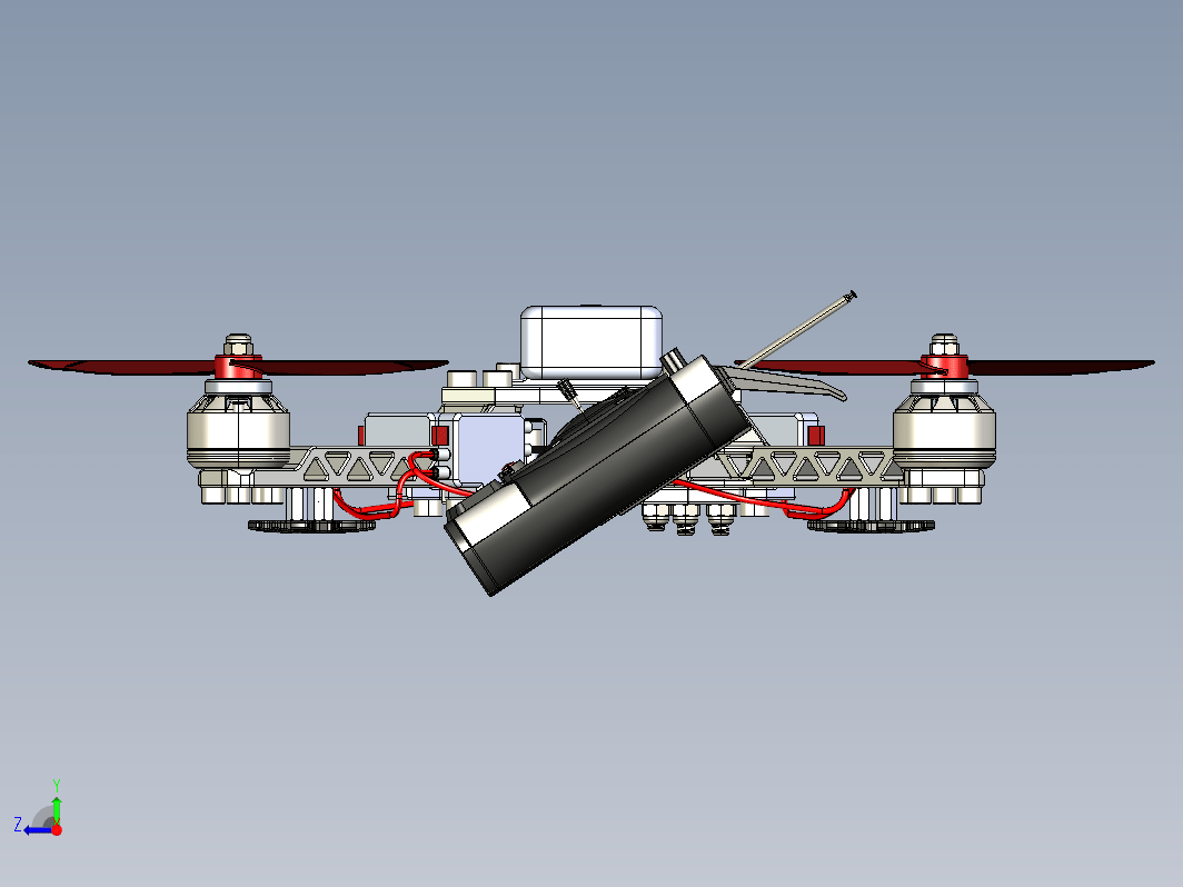 四轴飞行器无人机及其遥控器