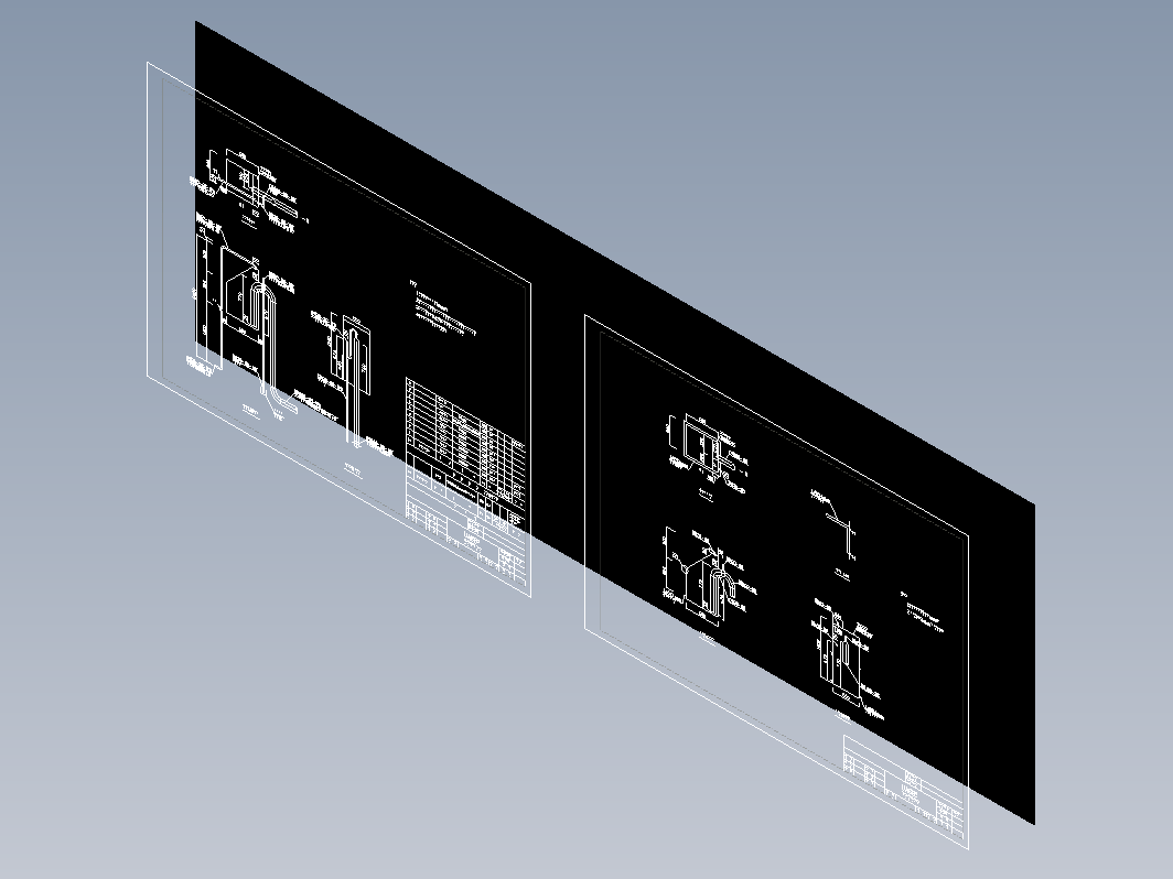 UASB池脉冲罐工艺图加工图