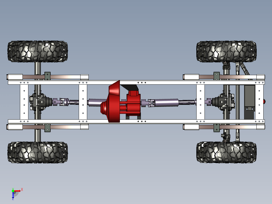 RC 1比10 Car frame遥控车底盘